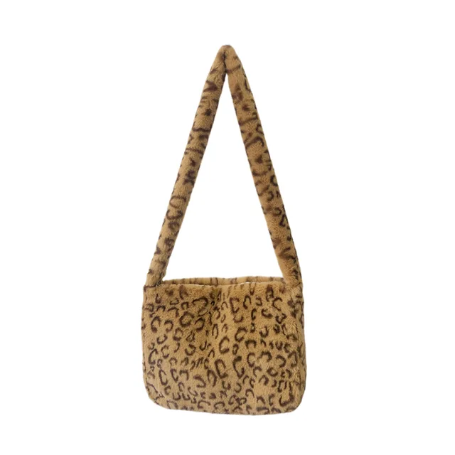 Cheetah Bag Unif Leopard Print Shoulder Women Bag Winter 2023 Soft