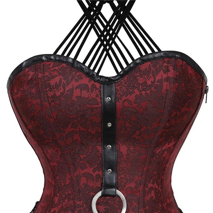 Cintura Corsetto In Ecopelle Retrò, Elastica, Per Donna, Stile Pirata E Vintage, Nero