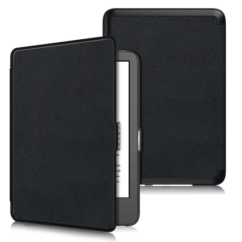 Elegant Smart Magnetic Leather Cover - Artistic Design
