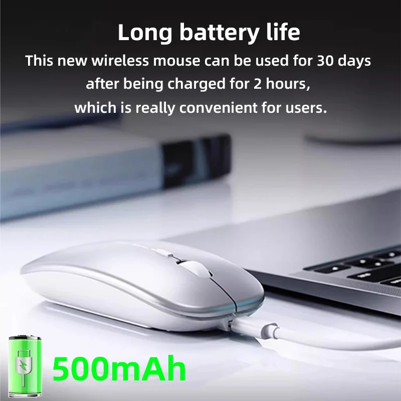 2.4G wireless bluetooth mouse pc gamer mouse accessories Rechargeable items ergonomic items ergonomic laptop PC accessories