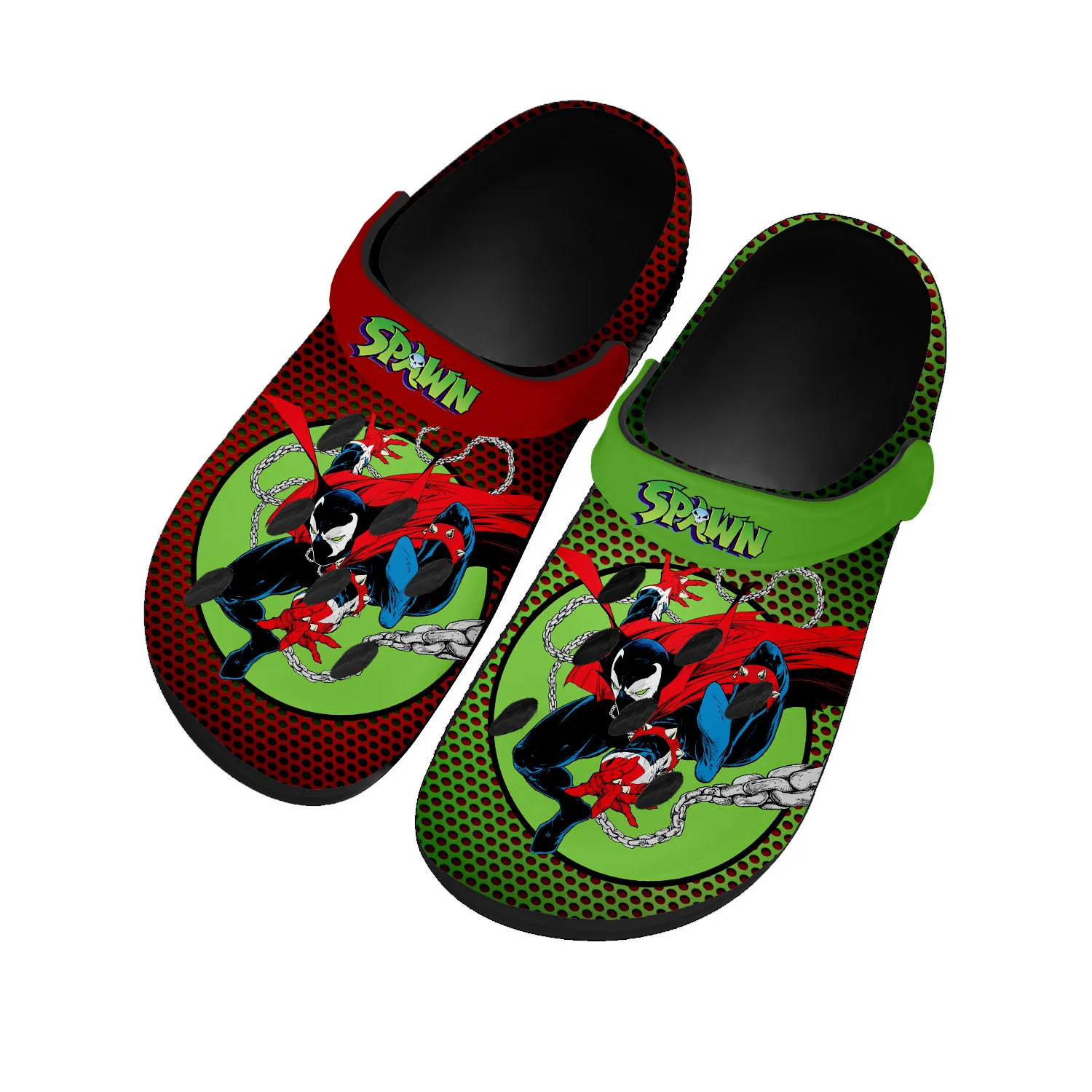 

Spawn Superhero Home Clogs Mens Womens Teenager Custom Made Water Shoes Comics Manga Garden Beach Hole Slippers Sandals
