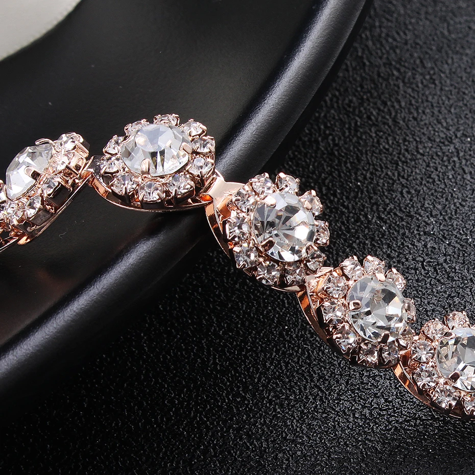 Rhinestone Belts for Women Wedding Accessories Crystal Fashion Prom Dress Belt Strass Bride Sash Bridesmaid Gift bridal waistband bridal dress decoration