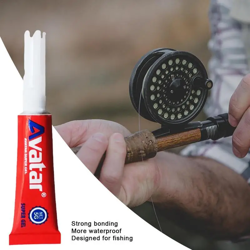 Waterproof Super Glue For Fishing 0.1oz Strong Bonding Fishing Rod Tip Glue  Strong Bonding Liquid Pole Repair Glue Special Glue - AliExpress