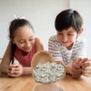 Wooden Piggy Bank Heart Shaped Coin Bank Gift for Kids Boys Girls Adults 2