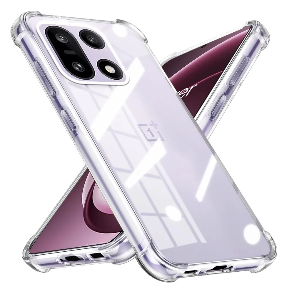 Transparent Shockproof TPU Protective Case with Reinforced Corners