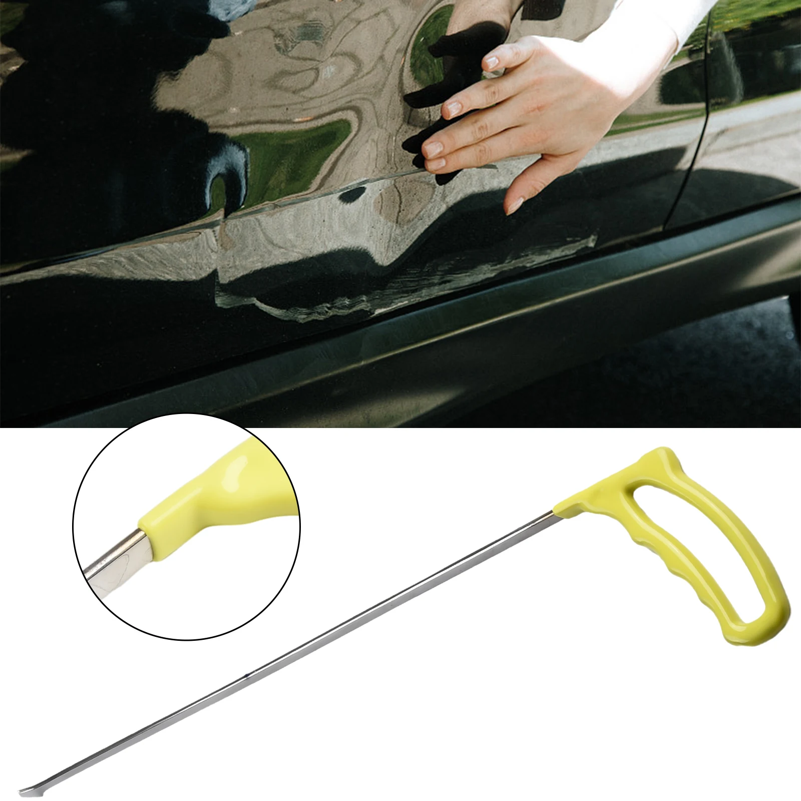 

Crowbar Bar Push Rod Hooks Set for Dent Repair Effective Paintless Dent Repair Tools Preserve Your Car\\\\\\'s Exterior Finish