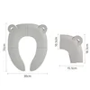 Baby Cute Travel Folding Splashproof Potty Seat Toddler Portable Toilet Training Seat Children Urinal Cushion Kids Pot Chair Pad 5