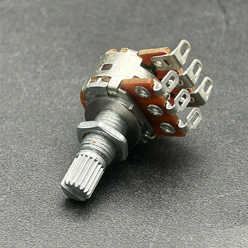 4PCS 18mm Shaft Dual Deck MN250 MN500K Blend Balance Pickups Potentiometer Guitar Parts