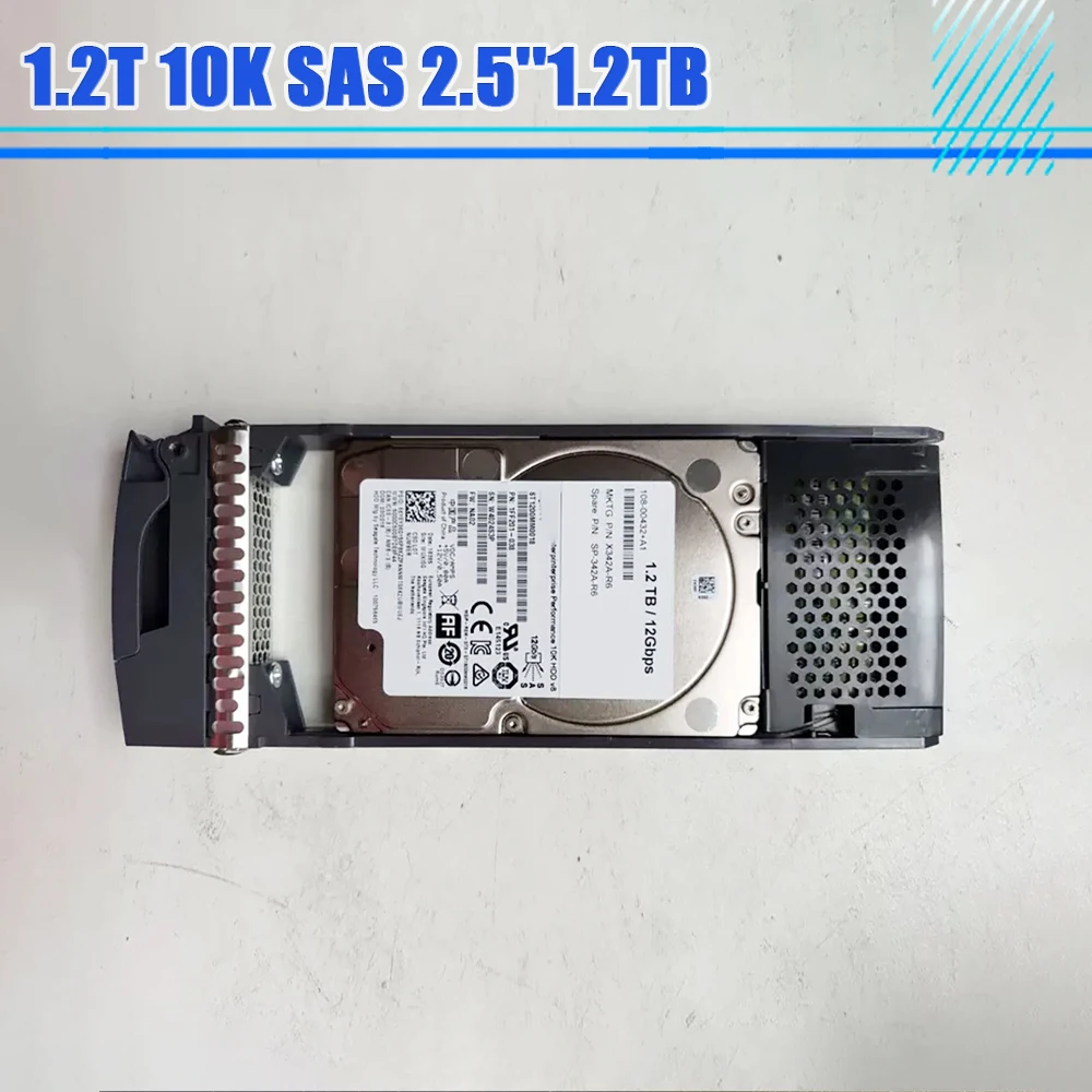 

Жесткий диск 1,2 T 10K SAS 2,5 ''X342A-R6 DS224C 1,2 TB для NetApp