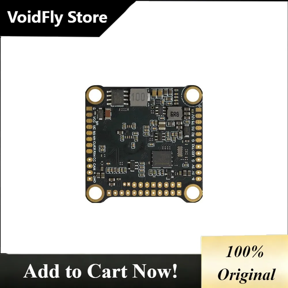 VoidFly Foxeer F722 V4 フライトコントローラー RCドローン用 5V 3A 3 6S 低遅延 X8設定 リモート ...