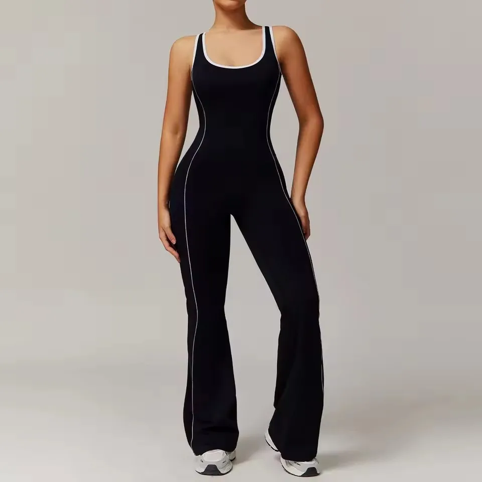 Women One-Piece Yoga Suit Training Gym Set Sportswear Sports Suit Fitness Stretch Push Up Training