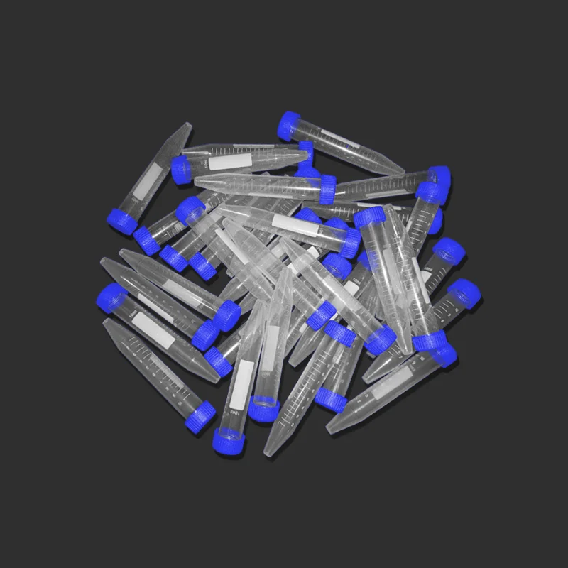 10ml Centrifugal Tube Screw Cap Cone Bottom Laboratory Tool Transparent Graduation Centrifuge Test Tube Vial Plastic 100pcs/bag plastic test tubes,centrifuge tube