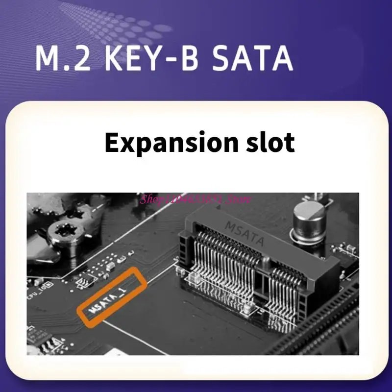 산업 제어용 MSATA M.2 SATA3.0 변환기 카드 어댑터 카드
