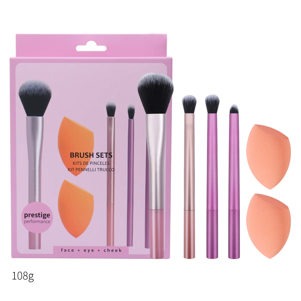 

Blush Eyeshadow Beauty Egg Combination Makeup Brush Set Foundation Brush