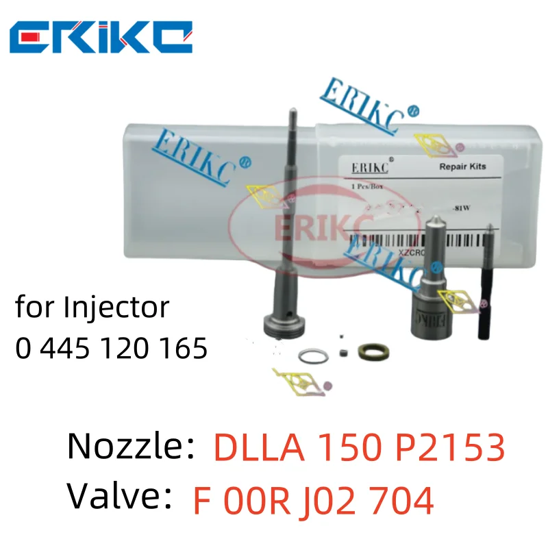 

Sprayer Repair Parts F00RJ02704 Nozzle DLLA150P2153 0433172153 Common Rail Injector Overhaul Kits For YUCHAI YC6K 0445120165