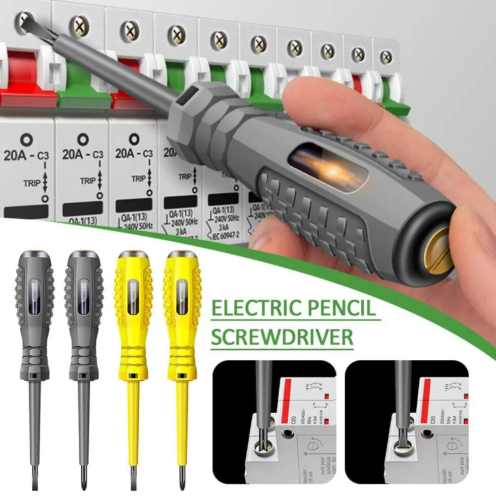 

Electric Voltage Tester Pen Screwdriver AC Non-contact Induction Test Pencil Voltmeter Power Electrical Screwdriver