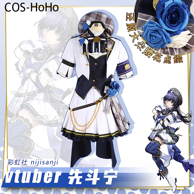 

COS-HoHo Vtuber Nijisanji Nei Ponto Game Suit Gorgeous Sweet Lovely Cosplay Costume Halloween Carnival Party Role Play Outfit