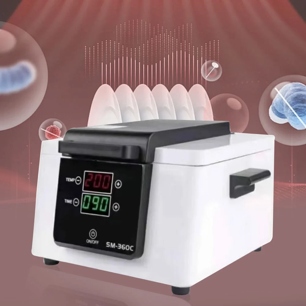 High Temperature Sterilizer Dry Heat Cabinet Manicure Tools Salon Tweezers Cleaning Cabinet for Nail Tool Spa Pedicure Tools manicure tool disinfection box nail tool sterilizer