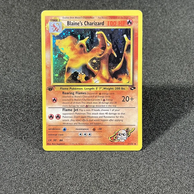 Pokémon Single Cards Gym Challenge (G2) Blaine