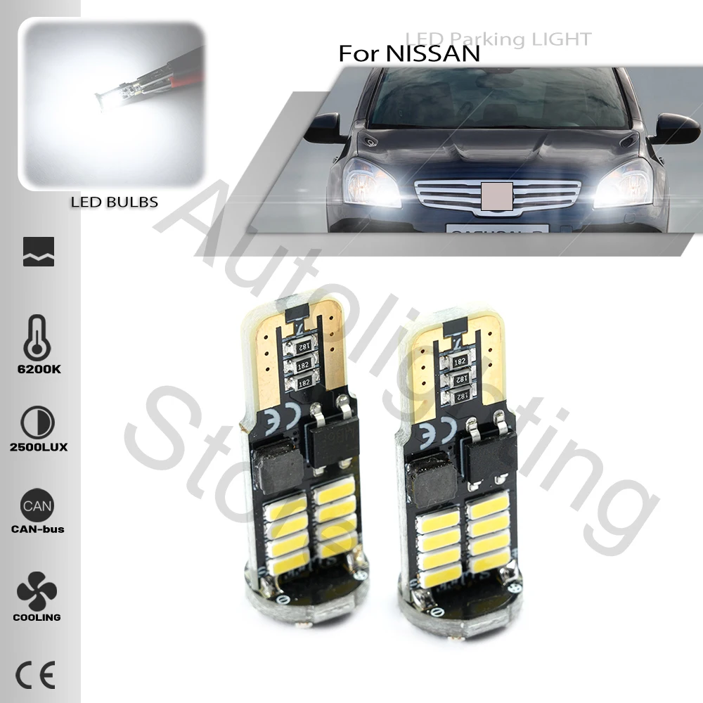 2pcsW5WT10ForNissanQashqai2J10Accessories20072013LEDBulbParkingLightClearance.jpg
