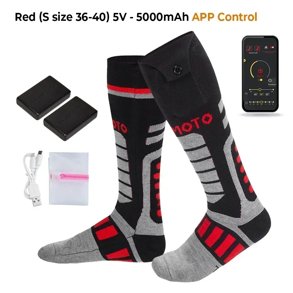 Chaussette Chauffante Vêtements De Ski KEMIMOTO Chaussettes Chauffantes Pour Homme Et Femme Chaussettes Chauffantes Batterie