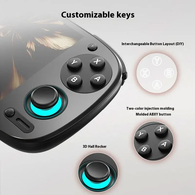 Retroid Pocket 5 SD865 5.5 Inch Oled HD Screen Bluetooth 5.1 Android 5000mAh Battery Android Handheld Game Console - Image 2