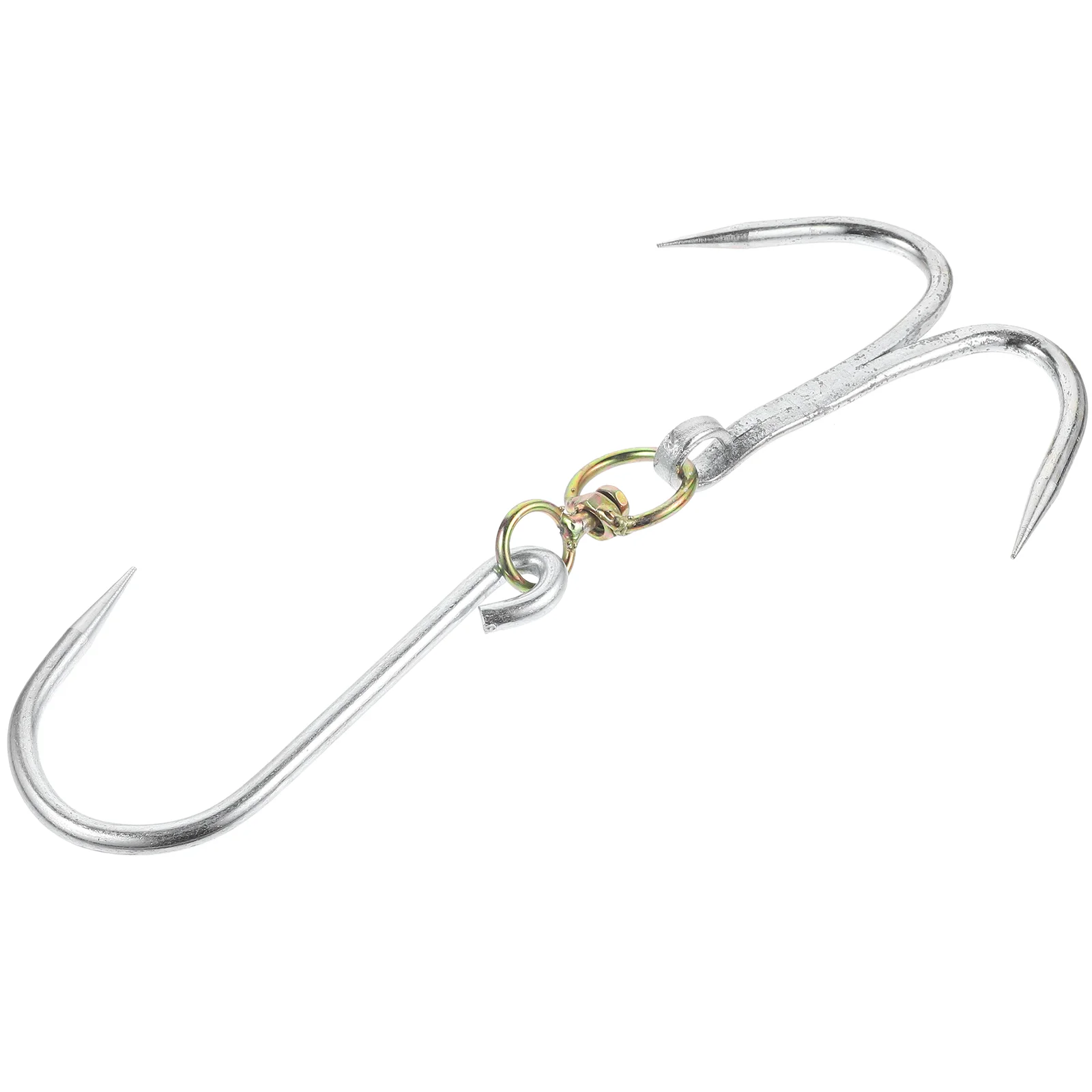 

Meat Double Hook Sausage Hanger Hangers Bacon Metal Hooks Steel for Hanging Beef Butchering