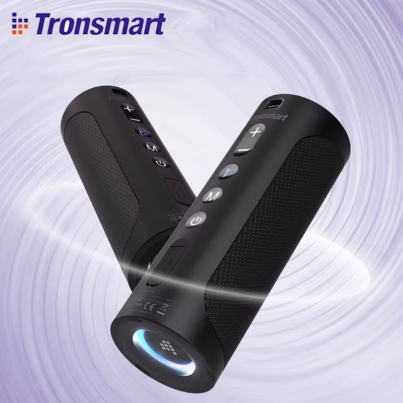 Tronsmart T6 Pro Speaker 45W Portable Speaker with Bluetooth 5.0, Built-in Powerbank, IPX6, 24H Playtime, for Outdoor Bluetooth Speaker Portable Speaker Mini Bluetooth Speaker Audio Speaker Mini Sound Box