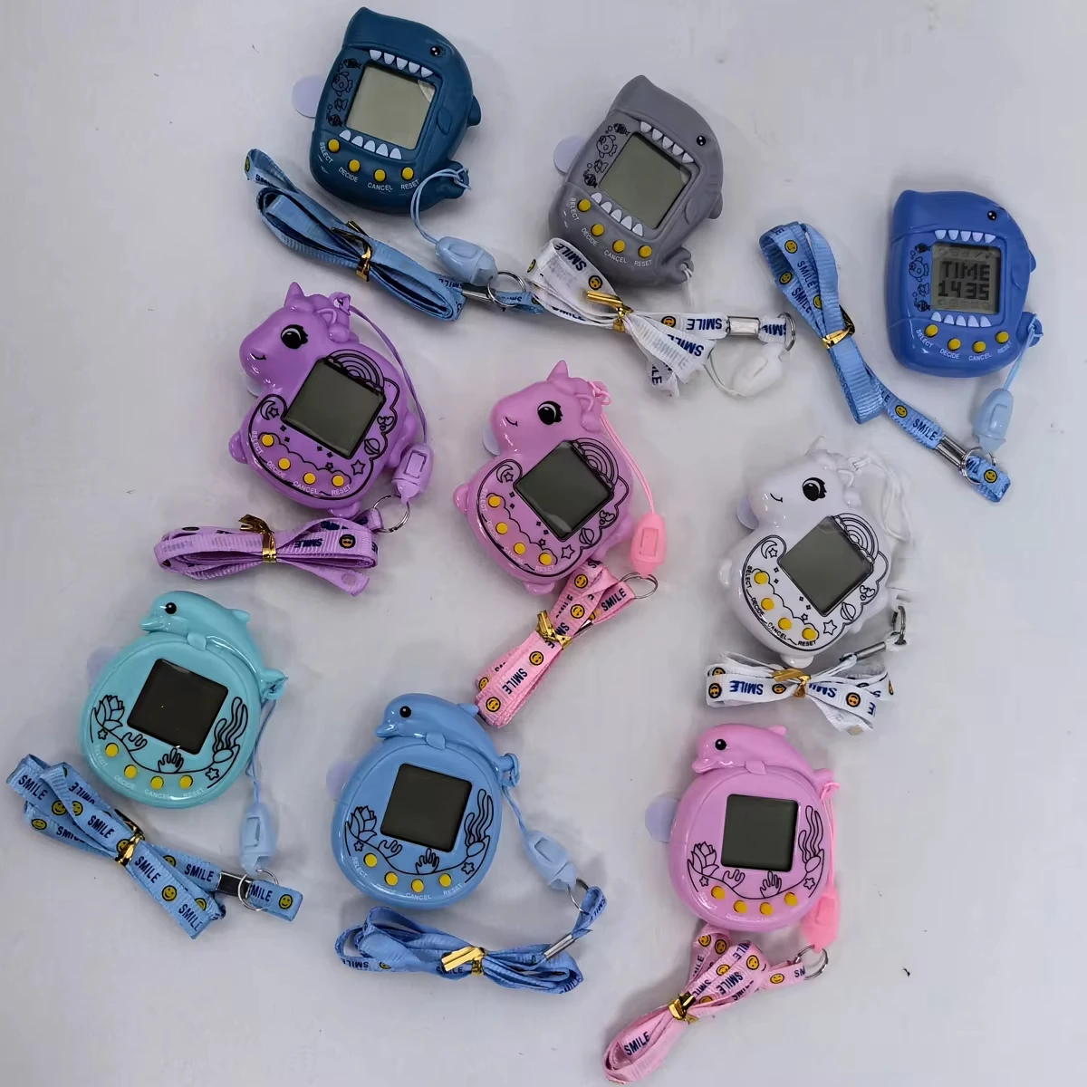 Mini Tamagotchi Virtual Transparent Electronic Pets Handheld Training Game Nostalgic 168Pets Pet Machiner Funny Toys Gifts 1Pack 3