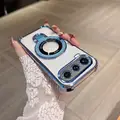 Blue U holder