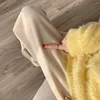 Maternity Pants Autumn Collection Fleece-lined Wool Knit Straight-leg Casual Pants Pregnant Women Spring Outer Wear Bell Bottoms 4