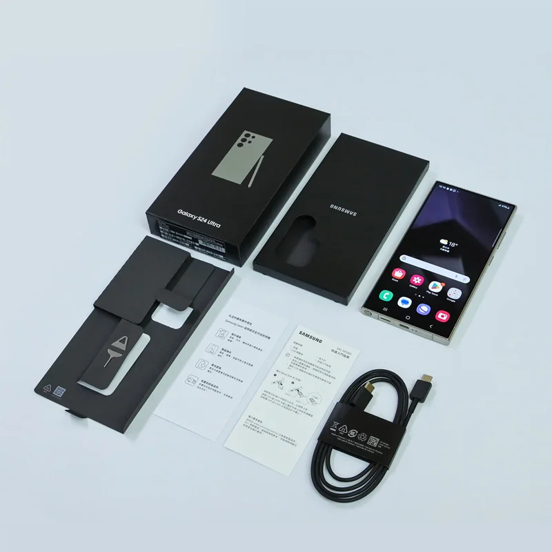 SAMSUNG - 新品未開封★Galaxy S24 ultra 5G 256GB SIMフリー Samsung Galaxy S24 Ultra - 256 GB - Titanium Gray (Unlocked