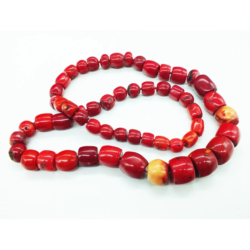 

Real men's jewelry, classic coral necklace ! ! HAVE flaw 80CM
