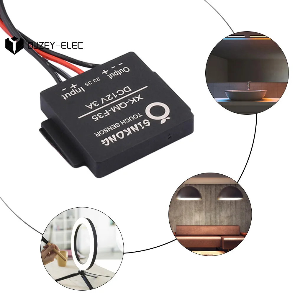 Stepless LED Inductive Touch Sensor Dimmer for Light and Mirror Lamps