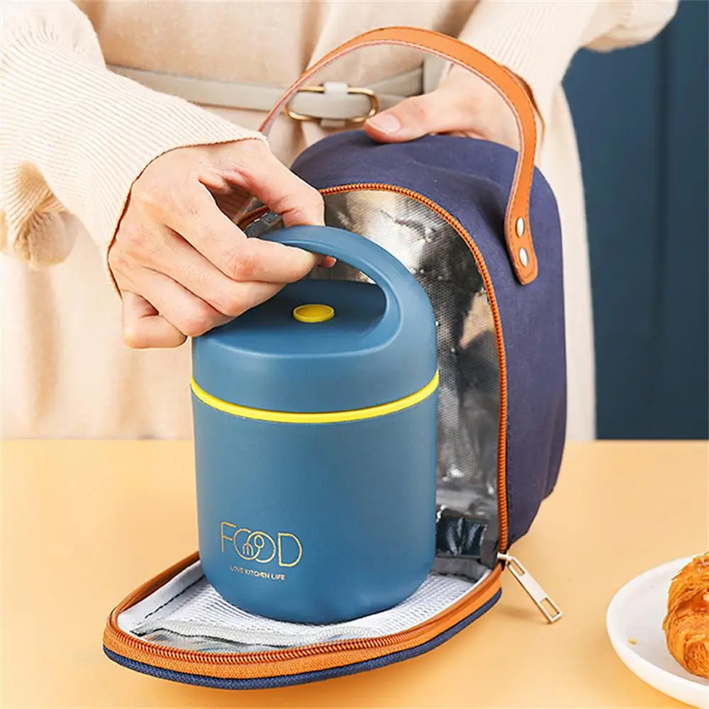 Stainless Steel Vacuum Thermal Lunch Box Insulated Lunch Bag Food Warmer  Soup Cup Thermos Containers lunch box for kids tupper - AliExpress