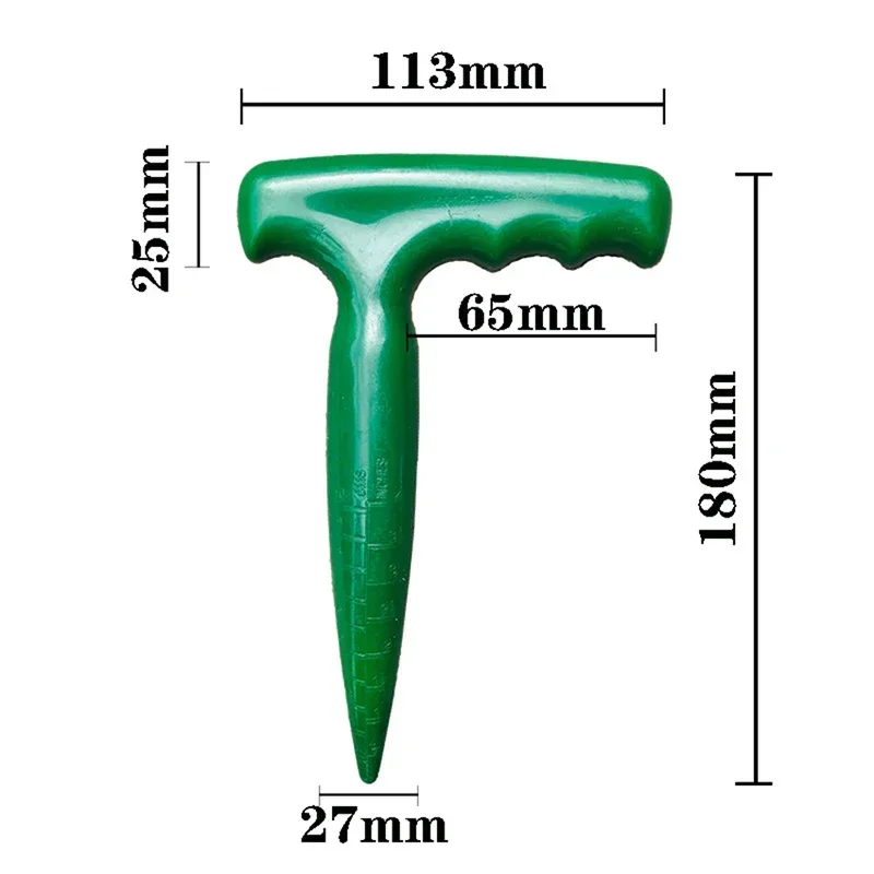 Home Garden Hole Puncher Manual Seedling Transplanting Seed Disseminators Adjustable Planting Sowing Machine Tools plant seed sower,handheld seed dispenser,garden seeder tool