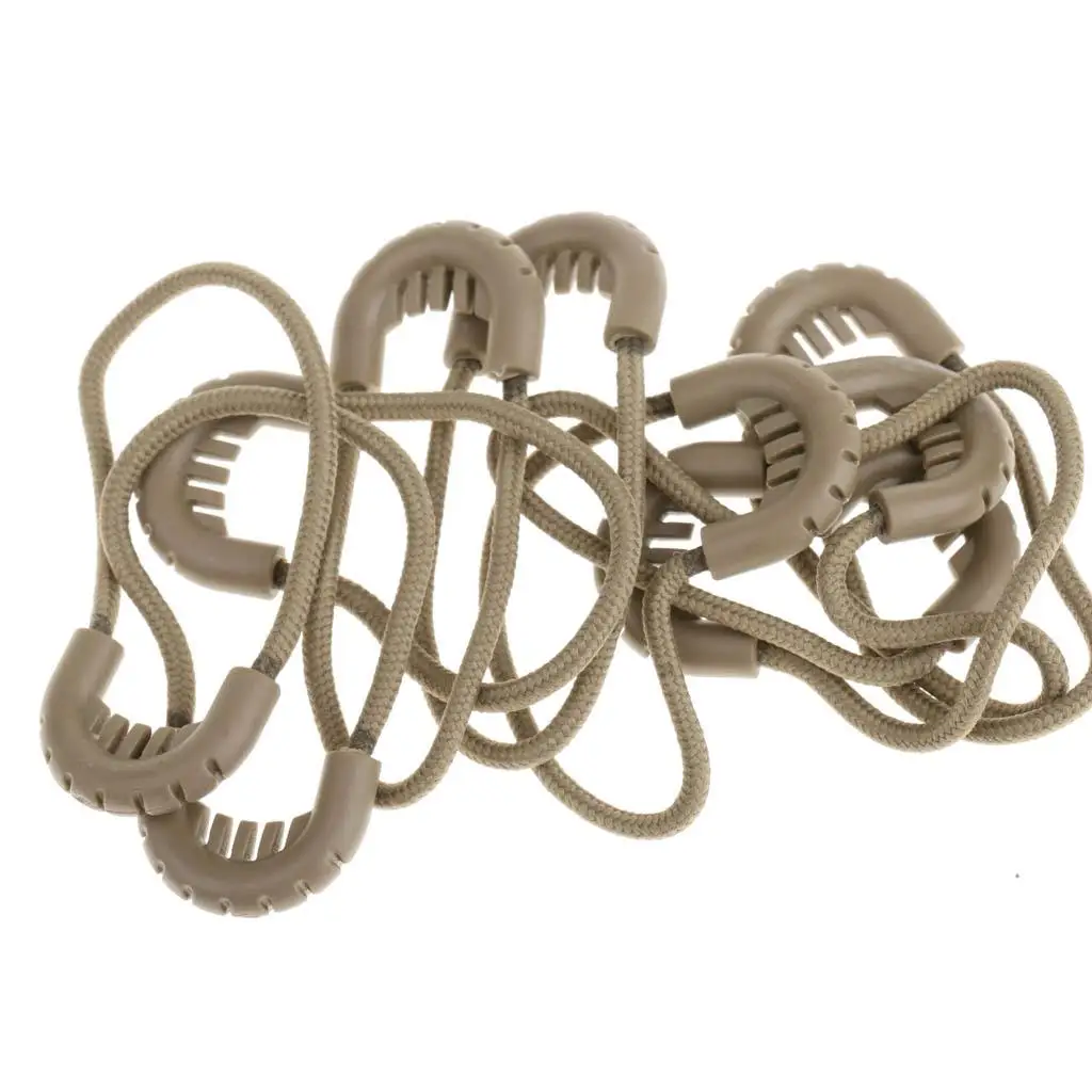 10pcs Zipper Pulls Cord Rope Ends Lock Zip Fastener for Jacket Clothing Bags zipper pullers,zipper accessories