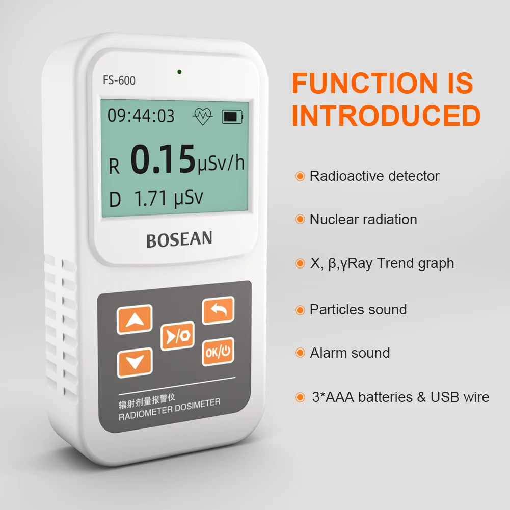 Bosean 放射線測定器 G線 ポータブル B線 X線 核放射線検出器 放射