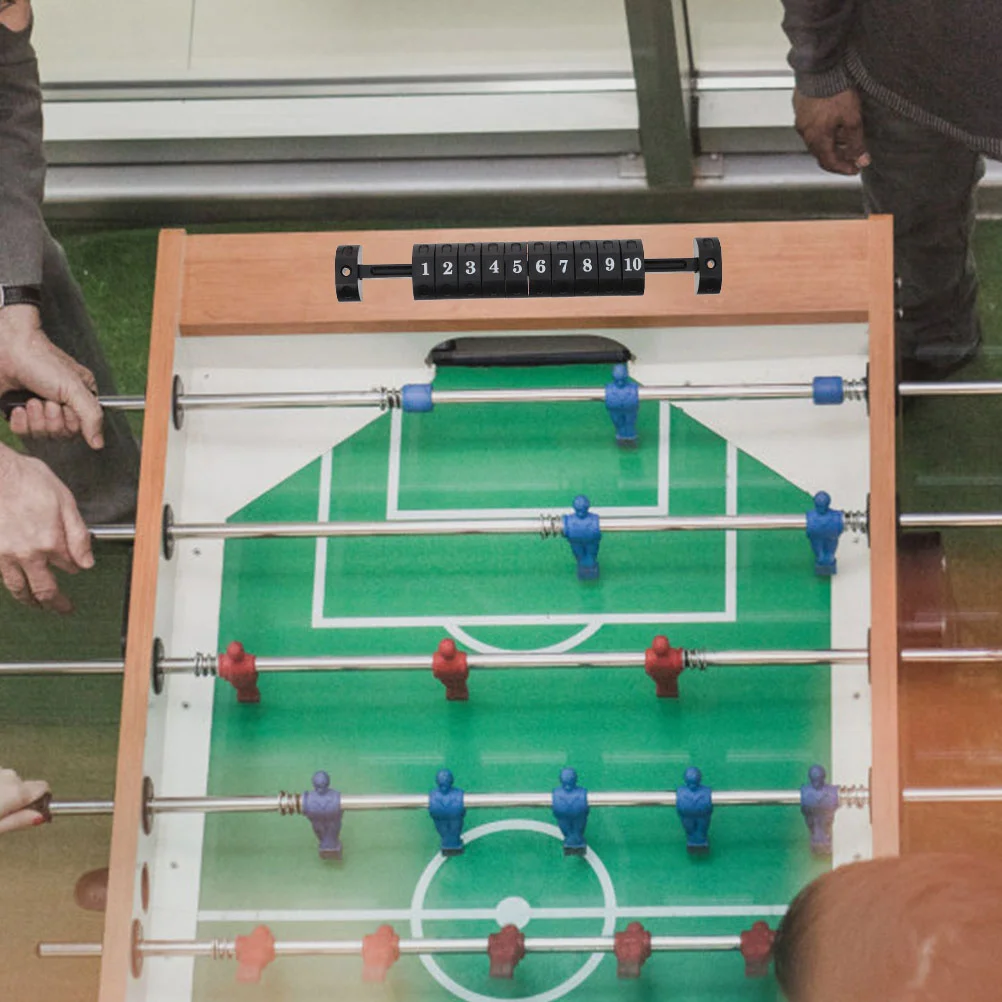 2 Pcs Table Soccer Scorekeepers Plastic Exquisite Workmanship Foosball Counter Tracker for Football Game Supplies