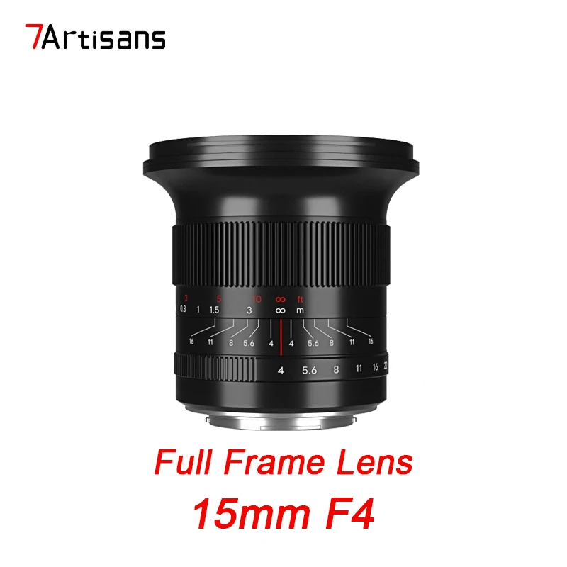 7 Artigiani 15Mm F4 Mf Obiettivo Grandangolare Full Frame Per Sony E Nikon Z Canon Rf Eos R Sima Panasonic Leica L Mount Obiettivo Della Fotocamera