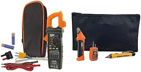 

Autoranging Digital Clamp Meter, TRMS 600Amp, AC/DC Volts, Current, LOZ, Continuity, Frequency, NCVT, Temp, More, 1000V & 69
