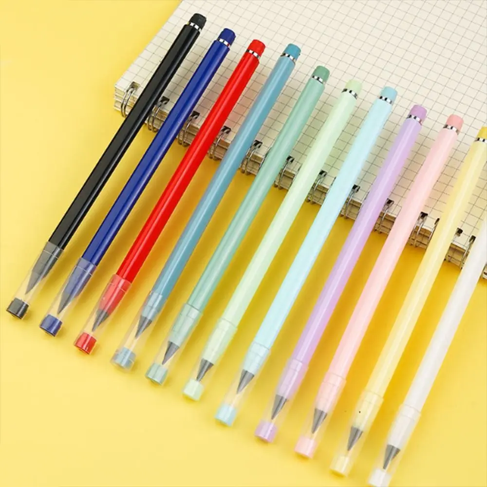 

Cute Eternal Posture Pencil Color Kawaii Novelty Art Sketch Painting Tools Unlimited Writing No Ink Eternal Pencils Kid