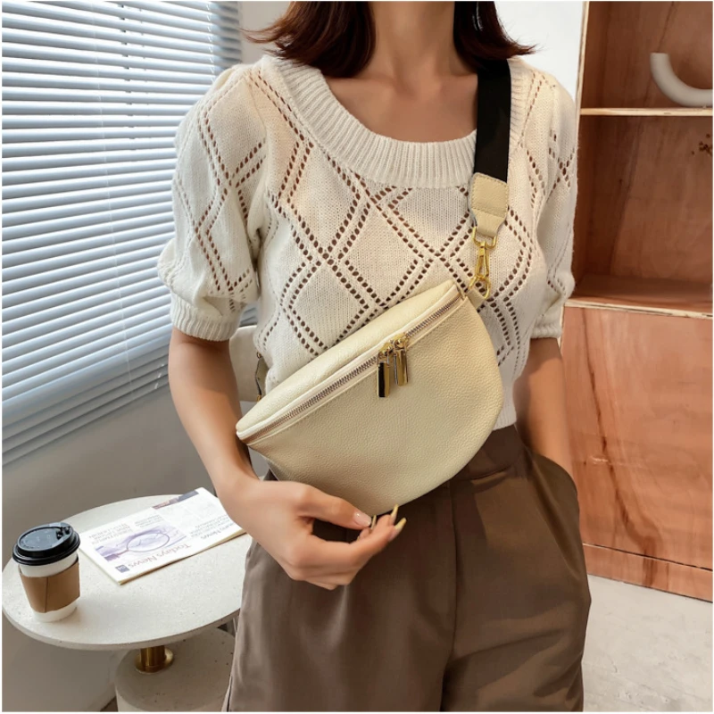 Fashion Fanny Pack Women Waist Pack Casual Crossbody Chest Bags
