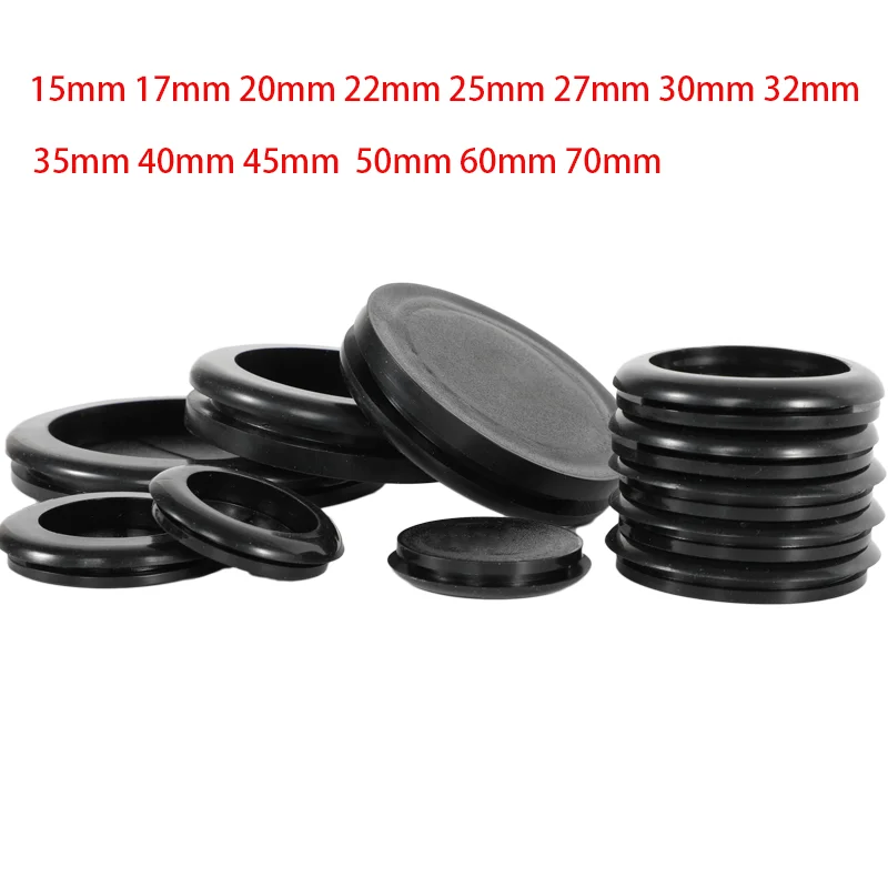 Rubber Wiring Grommets Wires Protector Rings Blanking Blind Cover O