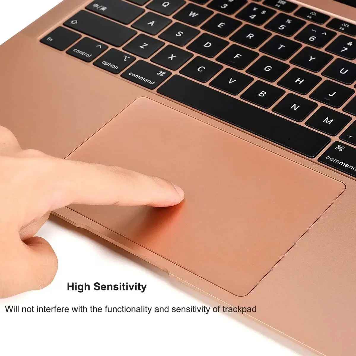 MacBook Air & Pro 13 용 트랙패드 보호대, 14 15.3 16, 12 인치 M1 M2 M3 칩 터치 패드 커버, 스크래치 방지, 접착제 없음, 2 개
