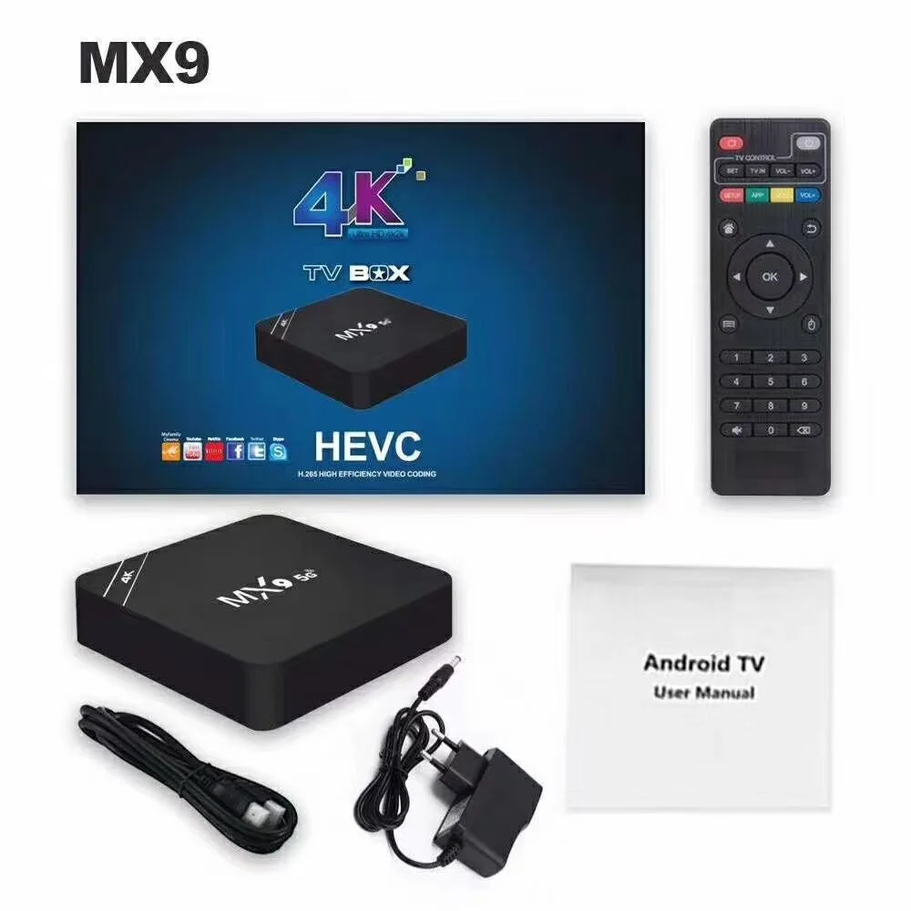 

MX9 QPro - 4K TV box x96mini H96 T95 series Android 10.0 TV box