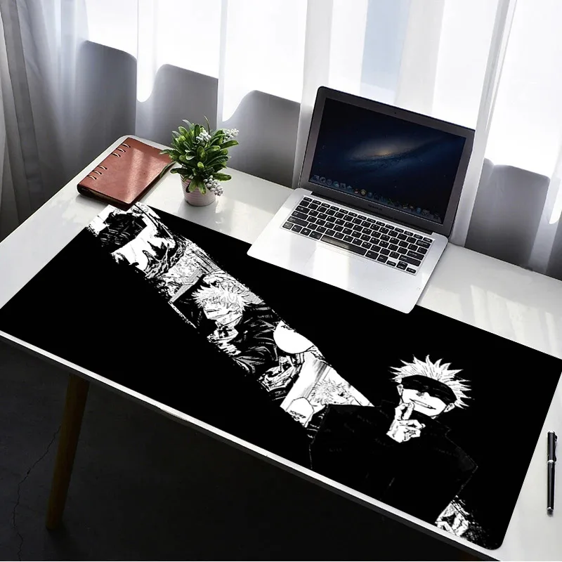 

Anime Large Mouse Pad Jujutsu Kaisen Gojo Keyboard Office Soft Mousepad Laptop Gaming Rubber Mouse Mats PC Game Table Mat Carpet
