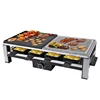 Mini Barbecue Grill Non-electric Raclette Machine Electric Steak Grill PTFE 2000 Electric Portable Smokeless Bbq Grill Aluminum 3