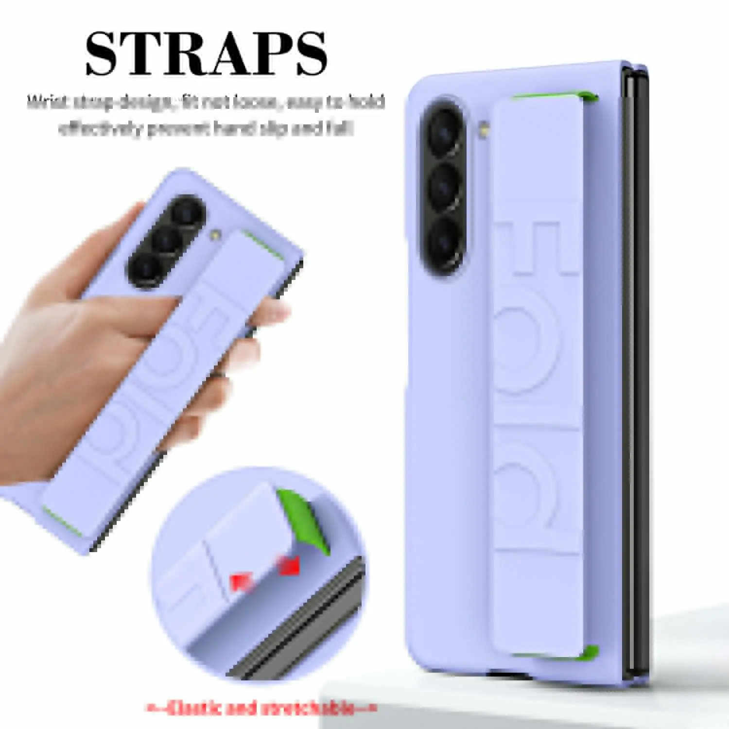 Luxury Wrist Hand Strap Protective Cover - Premium Case Shell