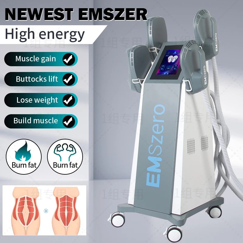 

Professional EM EMS ZERO Slim NEO RF Machine 2024 Muscle Stimulation 6500W Handle 14 Tesl EMSZERO 2024 Body Sculpting